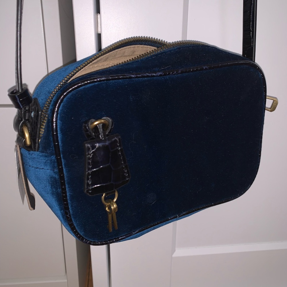 NWT JCrew Velvet Crossbody bag